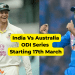 india vs australia odi series