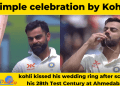 Virat Kohli after scoring century