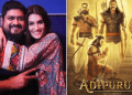 Adipurush director Om Raut gives kiss to Kriti Sanon