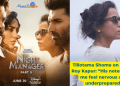 Tillotama Shome on Aditya Roy Kapur: