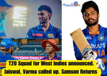 T20 Team announced for West Indies Tour