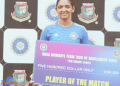 Harmanpreet Kaur leads india to 1-0 lead in T20 against Bangladesh