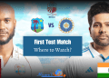 India vs West Indies First Test