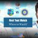 India vs West Indies First Test