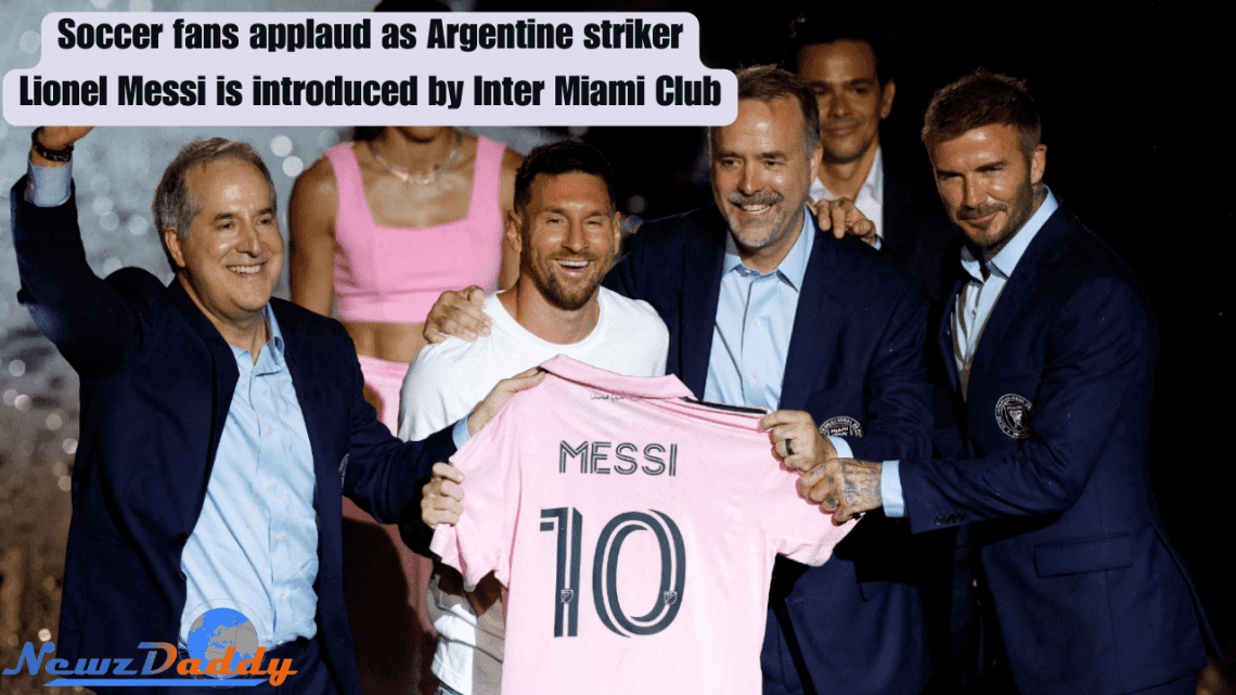 Lionel Messi is introduced by Inter Miami