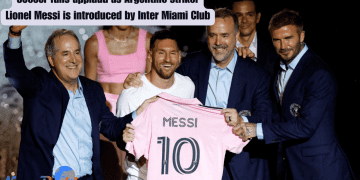 Lionel Messi is introduced by Inter Miami