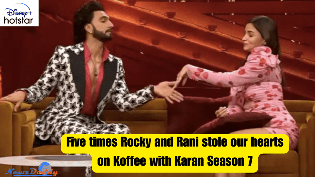 Ranvir and Aliya. Koffee With Karan season 7