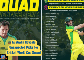 Team Australia for ICC world cup
