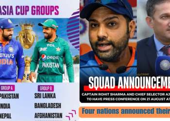 asia cup 2023 four nations announced their squad