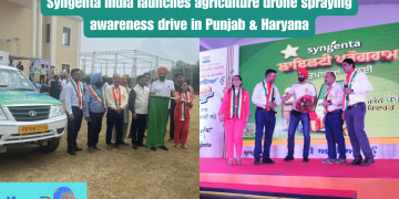 Drone Awareness Drive launched in Punjab by Vijender Singh, Indian Boxer and Olympic Gold Medalist. Joined by Team Syngenta India