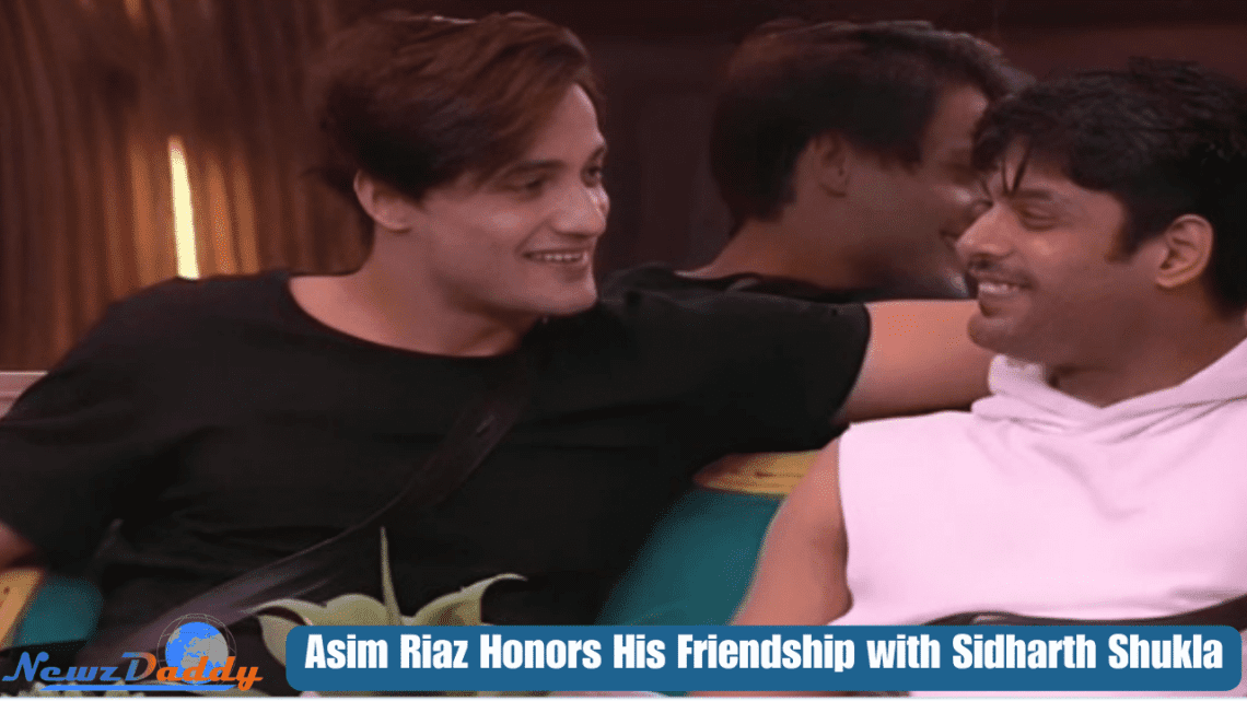 Asim Riaz Honors His Friendship with Sidharth Shukla