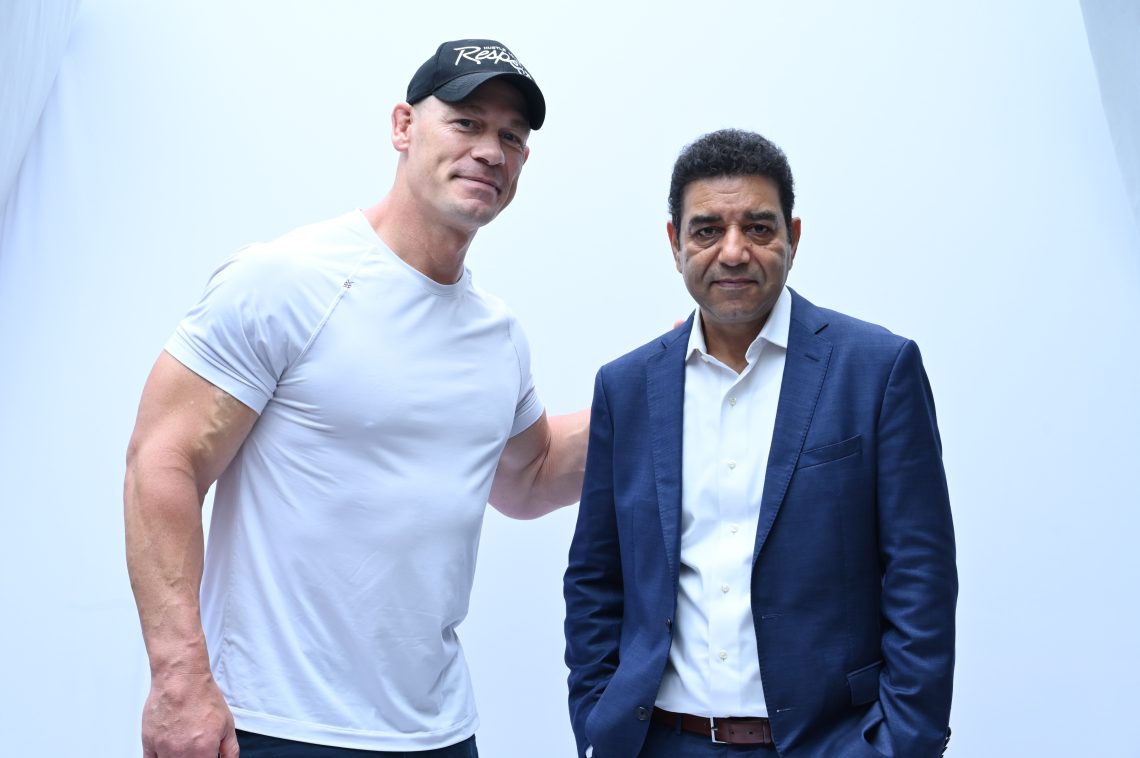 WWE Superstar John Cena & Rajesh Kaul, Head - Sports Business, Sony Pictures Networks India