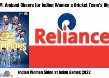 Mrs. Nita M. Ambani had some exciting news to share. She congratulated the Indian women's cricket team for winning a gold medal at the Asian Games in China in 2022.