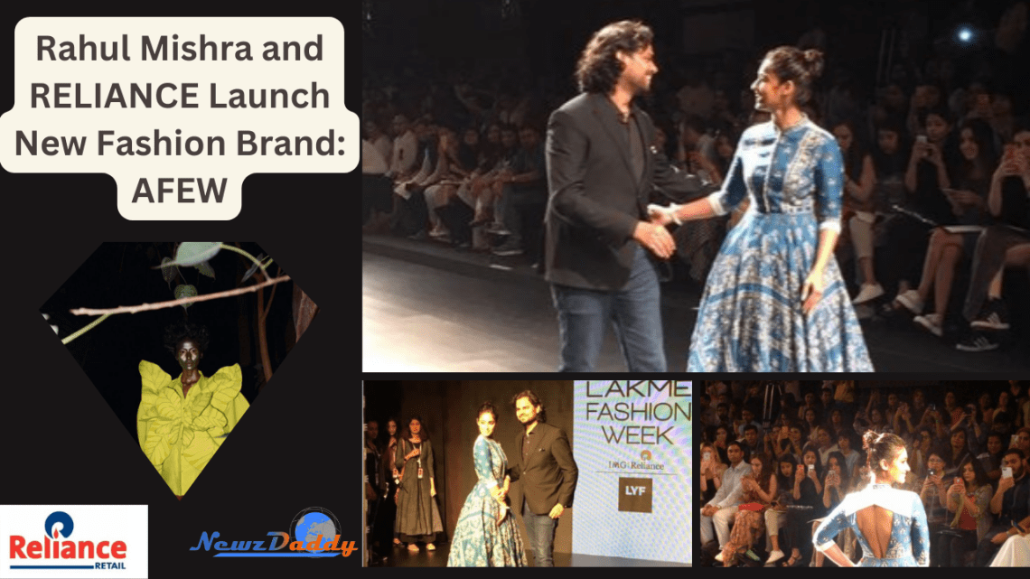 Rahul Mishra and RELIANCE Launch New Fashion Brand AFEW