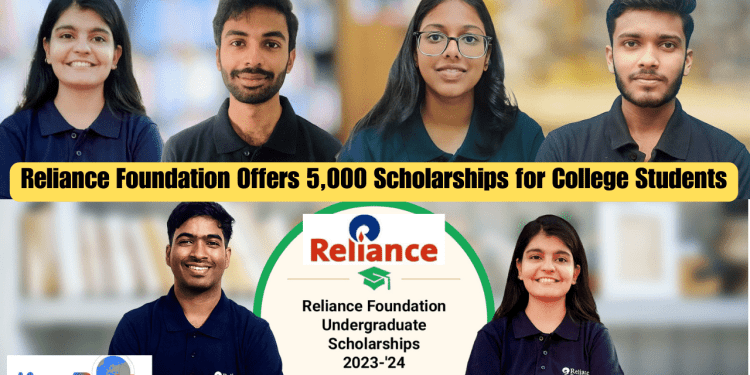 Reliance Foundation Offers 5,000 Scholarships for College Students