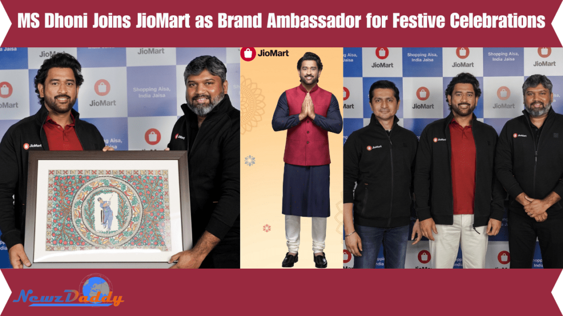 MS Dhoni Joins JioMart as Brand Ambassador for Festive Celebrations