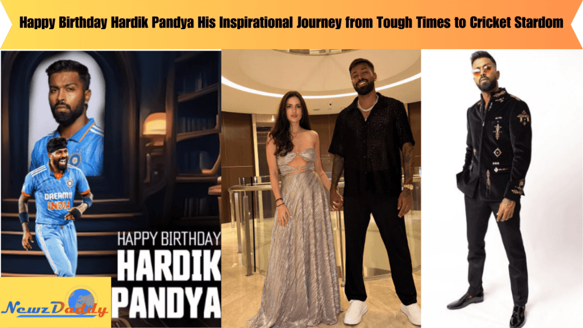 Happy Birthday Hardik Pandya His Inspirational Journey from Tough Times to Cricket Stardom