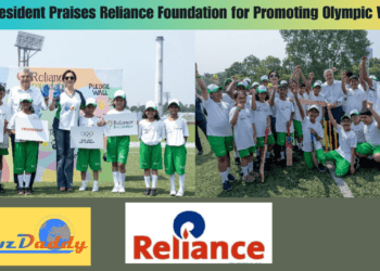IOC President Praises Reliance Foundation for Promoting Olympic Values