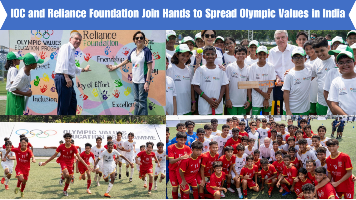 IOC and Reliance Foundation Join Hands to Spread Olympic Values in India