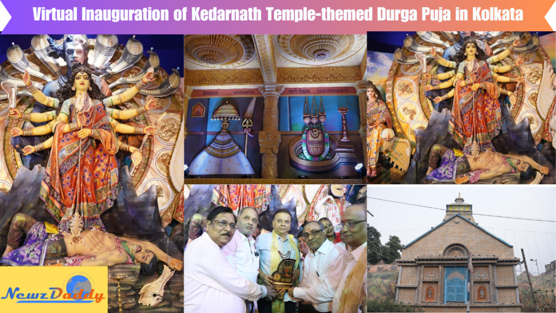Virtual Inauguration of Kedarnath Temple-themed Durga Puja in Kolkata