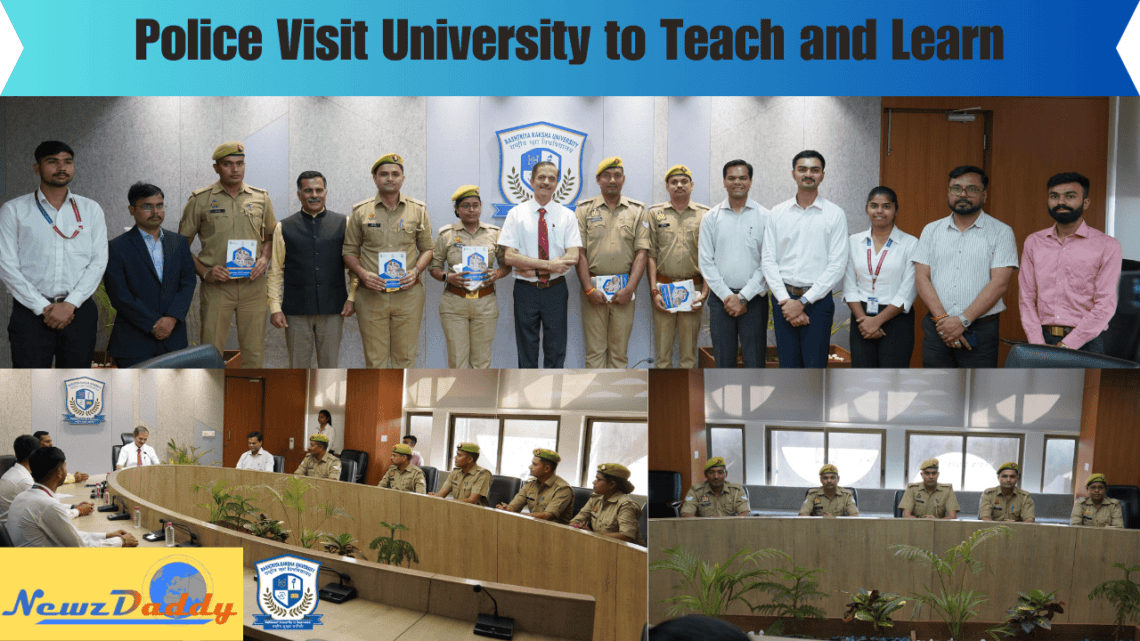 Police Visit University to Teach and Learn