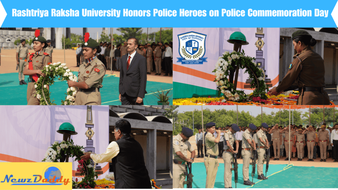 Rashtriya Raksha University Honors Police Heroes on Police Commemoration Day