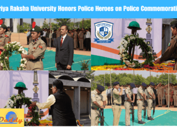 Rashtriya Raksha University Honors Police Heroes on Police Commemoration Day