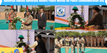 Rashtriya Raksha University Honors Police Heroes on Police Commemoration Day