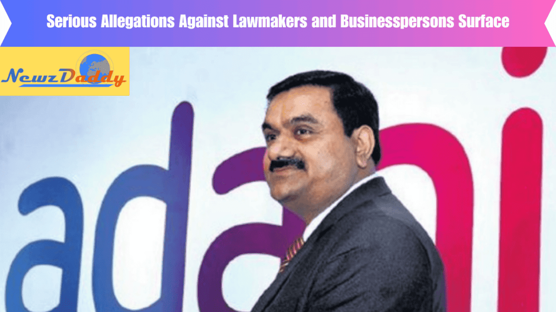 Serious Allegations Against Lawmakers and Businessperson Surface