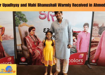 Duo Amar Upadhyay and Mahi Bhanushali Warmly Received in Ahmedabad