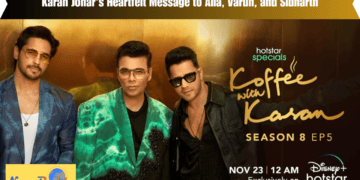 Karan Johar's Heartfelt Message to Alia, Varun, and Sidharth