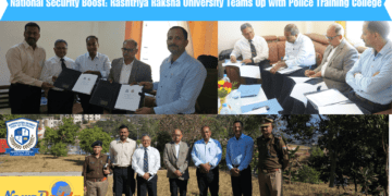National Security Boost Rashtriya Raksha University Teams Up with Police Training College