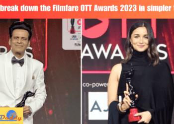 let's break down the Filmfare OTT Awards 2023 in simpler terms