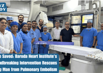_A Life Saved Baroda Heart Institute's Groundbreaking Intervention Rescues Young Man from Pulmonary Embolism