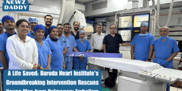 _A Life Saved Baroda Heart Institute's Groundbreaking Intervention Rescues Young Man from Pulmonary Embolism