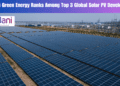 Adani Green Energy Ranks Among Top 3 Global Solar PV Developers