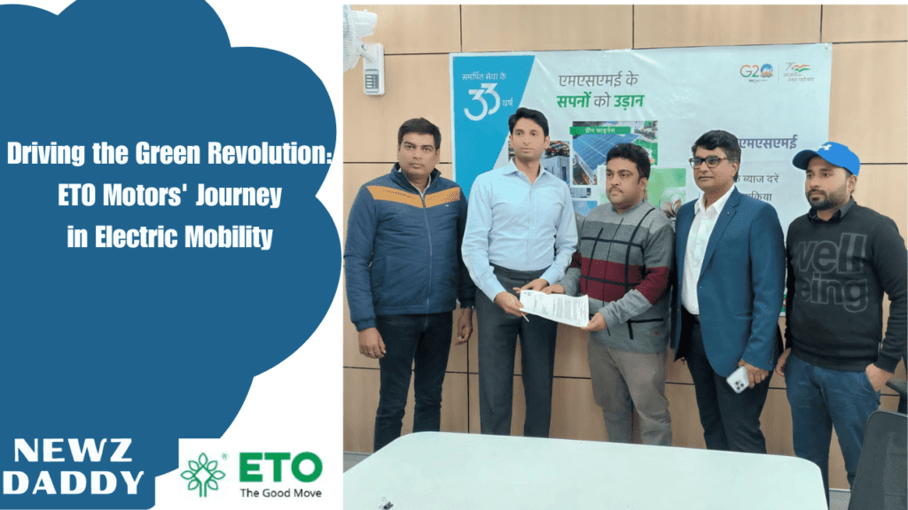 Driving the Green Revolution ETO Motors' Journey in Electric Mobility