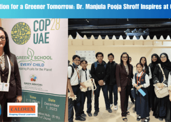 Education for a Greener Tomorrow: Dr. Manjula Pooja Shroff Inspires at COP28