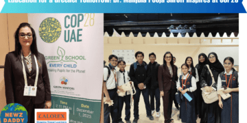 Education for a Greener Tomorrow: Dr. Manjula Pooja Shroff Inspires at COP28