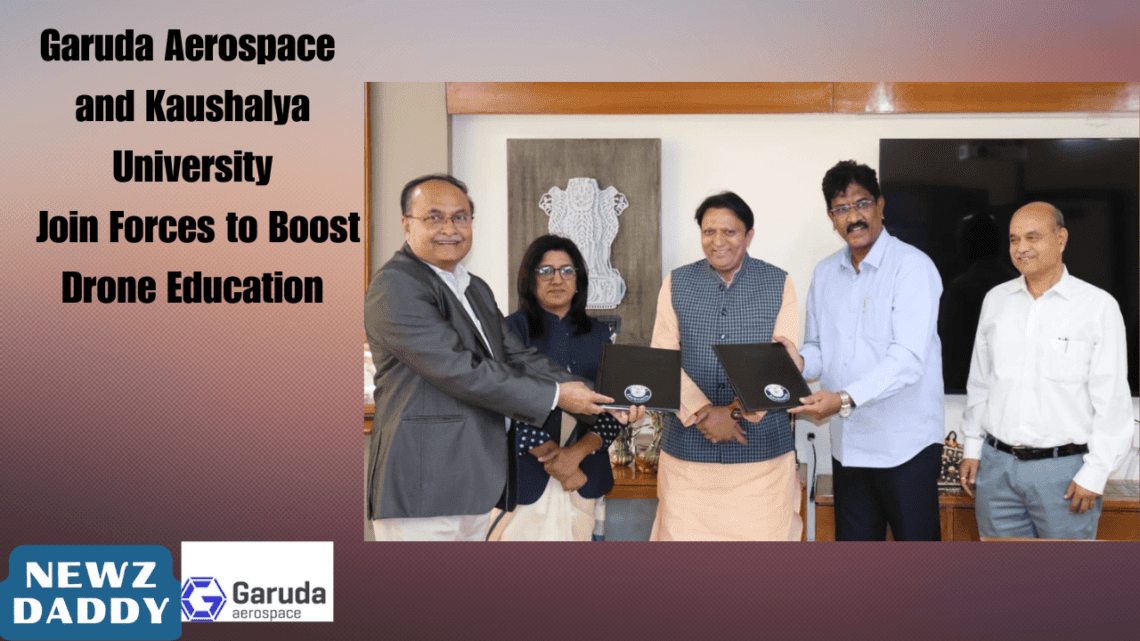 Garuda Aerospace and Kaushalya University Join Forces to Boost Drone Education