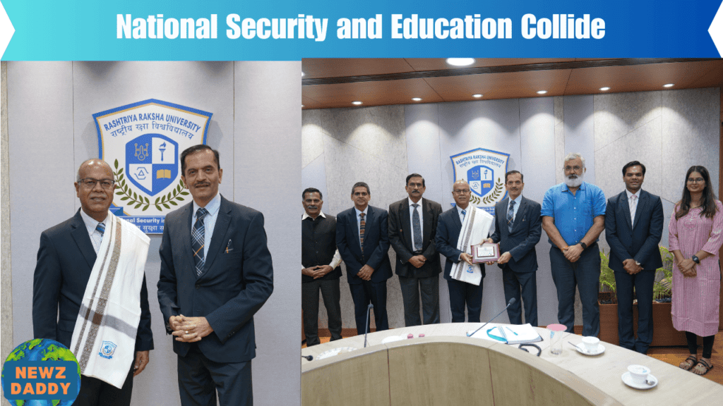 National Security and Education Collide: NTRO Chairman Visits Rashtriya Raksha University
