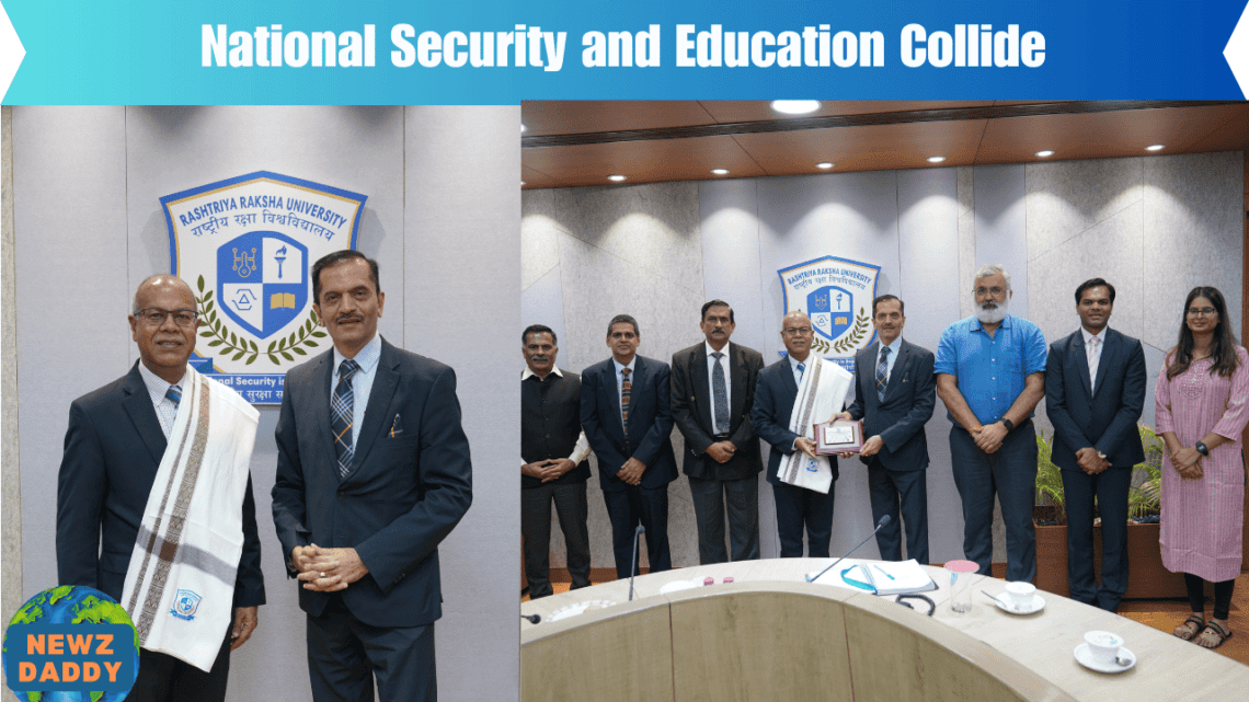 National Security and Education Collide: NTRO Chairman Visits Rashtriya Raksha University