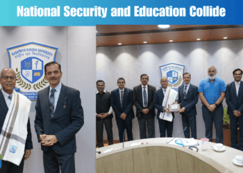 National Security and Education Collide: NTRO Chairman Visits Rashtriya Raksha University