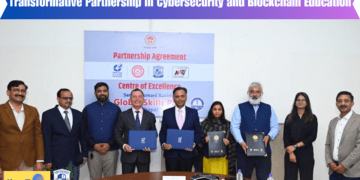 Transformative Partnership in Cybersecurity and Blockchain Education