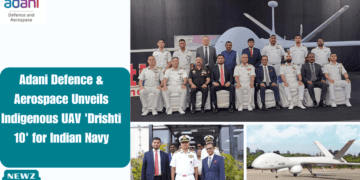 Adani Defence & Aerospace Unveils Indigenous UAV 'Drishti 10' for Indian Navy