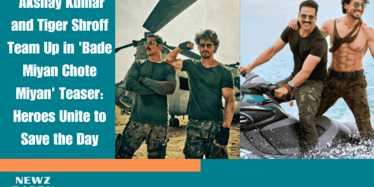 Akshay Kumar and Tiger Shroff Team Up in 'Bade Miyan Chote Miyan' Teaser: Heroes Unite to Save the Day