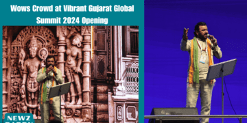 Celebrated Folk Singer Kirtidan Gadhavi Wows Crowd at Vibrant Gujarat Global Summit 2024 Opening
