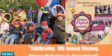Celebrating 9th Annual Divyang Patang Mohotsav in Ahmedabad