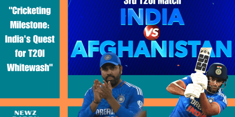 Cricketing Milestone India's Quest for T20I Whitewash