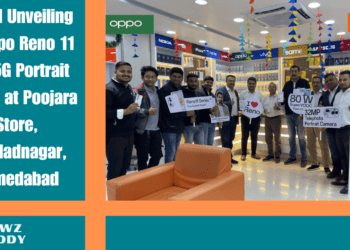 Grand Unveiling of Oppo Reno 11 Pro 5G Portrait Expert at Pujara Store, Prahladnagar, Ahmedabad